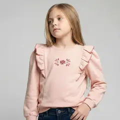 CONIGLIO - Saco para Niña con Boleros de Algodón