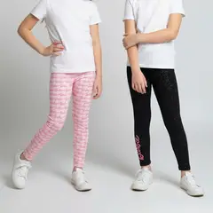 BARBIE - Leggings para Niña Pack de 2 unidades de Algodón