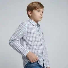 CONIGLIO - Camisa para Niño con Logo Manga larga de Algodón