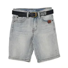 CONIGLIO - Bermuda para Niño Denim de Algodón