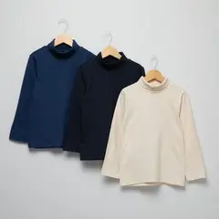 YAMP - Sacos para Niño Pack de 3 unidades Con cuello Manga larga de Algodón