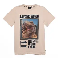 JURASSIC WORLD - Camiseta para Niño con Estampado Manga corta de Algodón