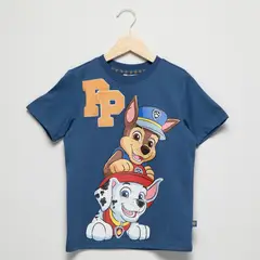 PAW PATROL - Camiseta para Niño con Estampado de Algodón