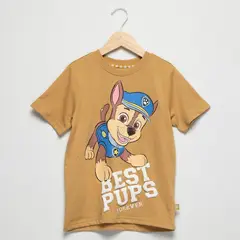 PAW PATROL - Camiseta para Niño con Estampado de Algodón