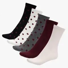 BLU - Pack de 5 Medias para Mujer Largo