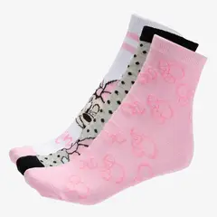 DISNEY - Pack de 3 Medias para Mujer Medio