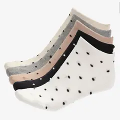 BLU - Pack de 5 Medias para Mujer Corto