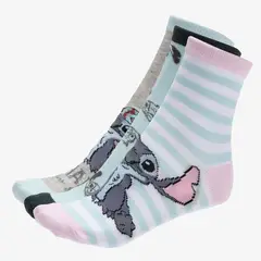 DISNEY - Pack de 3 Medias para Mujer Medio
