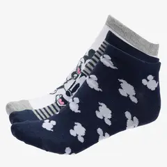 DISNEY - Pack de 3 Medias para Mujer Corto