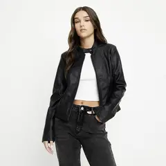 SYBILLA - Chaqueta Efecto cuero Mujer