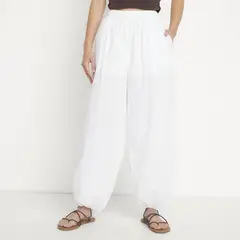 SYBILLA - Pantalón Balloon Mujer Tiro medio