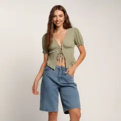 SYBILLA - Blusa Mujer Manga corta