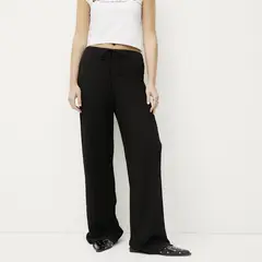 SYBILLA - Pantalón Wide leg Mujer Tiro medio