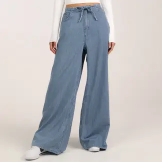 SYBILLA - Jean Wide leg Tiro medio Mujer