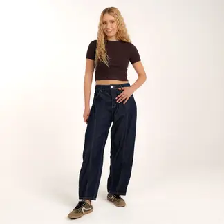 SYBILLA - Jean Balloon Mujer Tiro alto