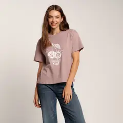 SYBILLA - Camiseta Mujer Manga corta