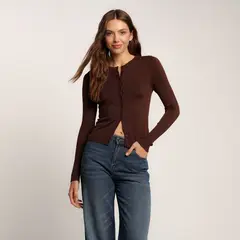 SYBILLA - Cardigan Mujer Slim fit