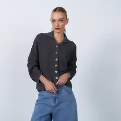 DENIMLAB - Saco Mujer Tejido de Algodón