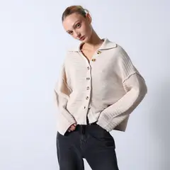 DENIMLAB - Saco Mujer Tejido de Algodón