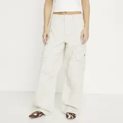SYBILLA - Pantalón Cargo Tiro medio Mujer
