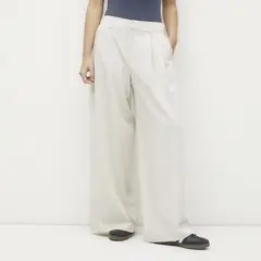SYBILLA - Pantalón Wide leg Mujer Tiro medio