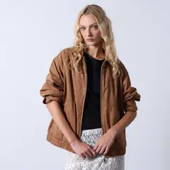 DENIMLAB - Chaqueta Mujer Efecto cuero
