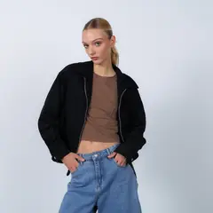 DENIMLAB - Chaqueta Mujer Efecto cuero