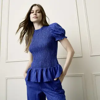 BASEMENT - Blusa Mujer Manga corta