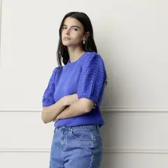 BASEMENT - Saco Mujer Tejido de Algodón