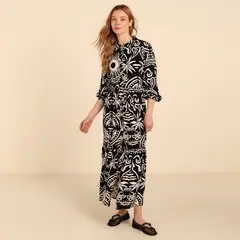 UNIVERSITY CLUB - Vestido camisero Mujer Medio Casual