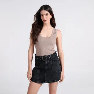 MOSSIMO - Top Mujer Tejido Sin mangas