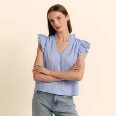 UNIVERSITY CLUB - Blusa Mujer Manga corta