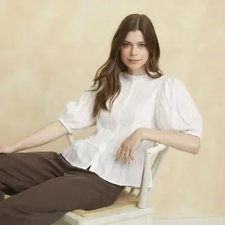 UNIVERSITY CLUB - Blusa Mujer Manga 3/4 de Algodón