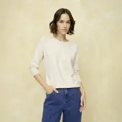 UNIVERSITY CLUB - Saco Mujer de Rayas de Algodón