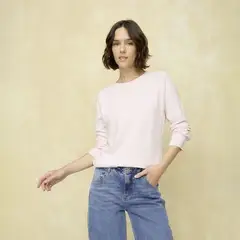 UNIVERSITY CLUB - Saco Mujer de Rayas de Algodón