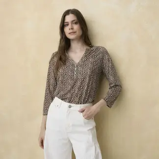 UNIVERSITY CLUB - Blusa Mujer Estampado Manga 3/4