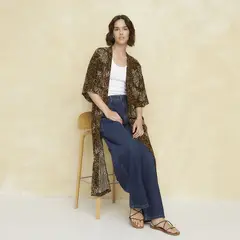 UNIVERSITY CLUB - Kimono Mujer con Estampado