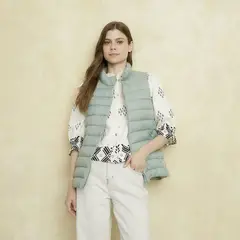 UNIVERSITY CLUB - Chaleco Mujer Acolchado Slim