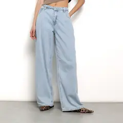 DENIMLAB - Jean Mom Mujer Tiro medio