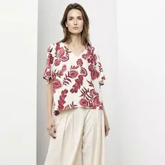 APOLOGY - Blusa Mujer con Estampado Manga corta