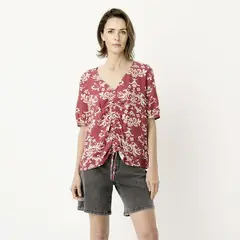 NEWPORT - Blusa Mujer con Estampado Manga corta