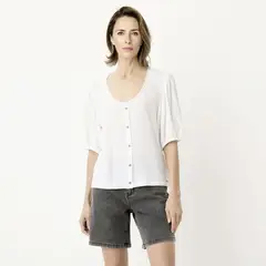 NEWPORT - Blusa Mujer Manga corta