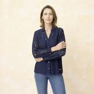 SOUTHLAND - Blusa Mujer Manga larga de Algodón