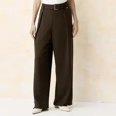 SOUTHLAND - Pantalón Recto Mujer Tiro alto