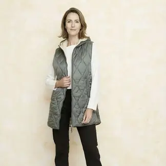 SOUTHLAND - Chaleco Mujer Acolchado Slim