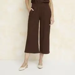 SOUTHLAND - Pantalón Culotte Mujer Tiro medio