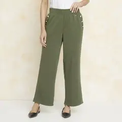 SOUTHLAND - Pantalón Wide leg Mujer Tiro medio