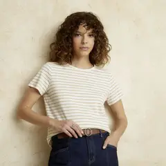 BASEMENT - Camiseta Mujer Manga corta de Algodón