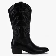 SYBILLA - Botas texanas para Mujer con tacón Cónico Tejan