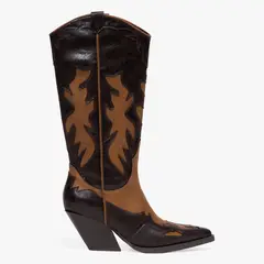 BASEMENT - Botas texanas para Mujer con tacón Cónico Fest